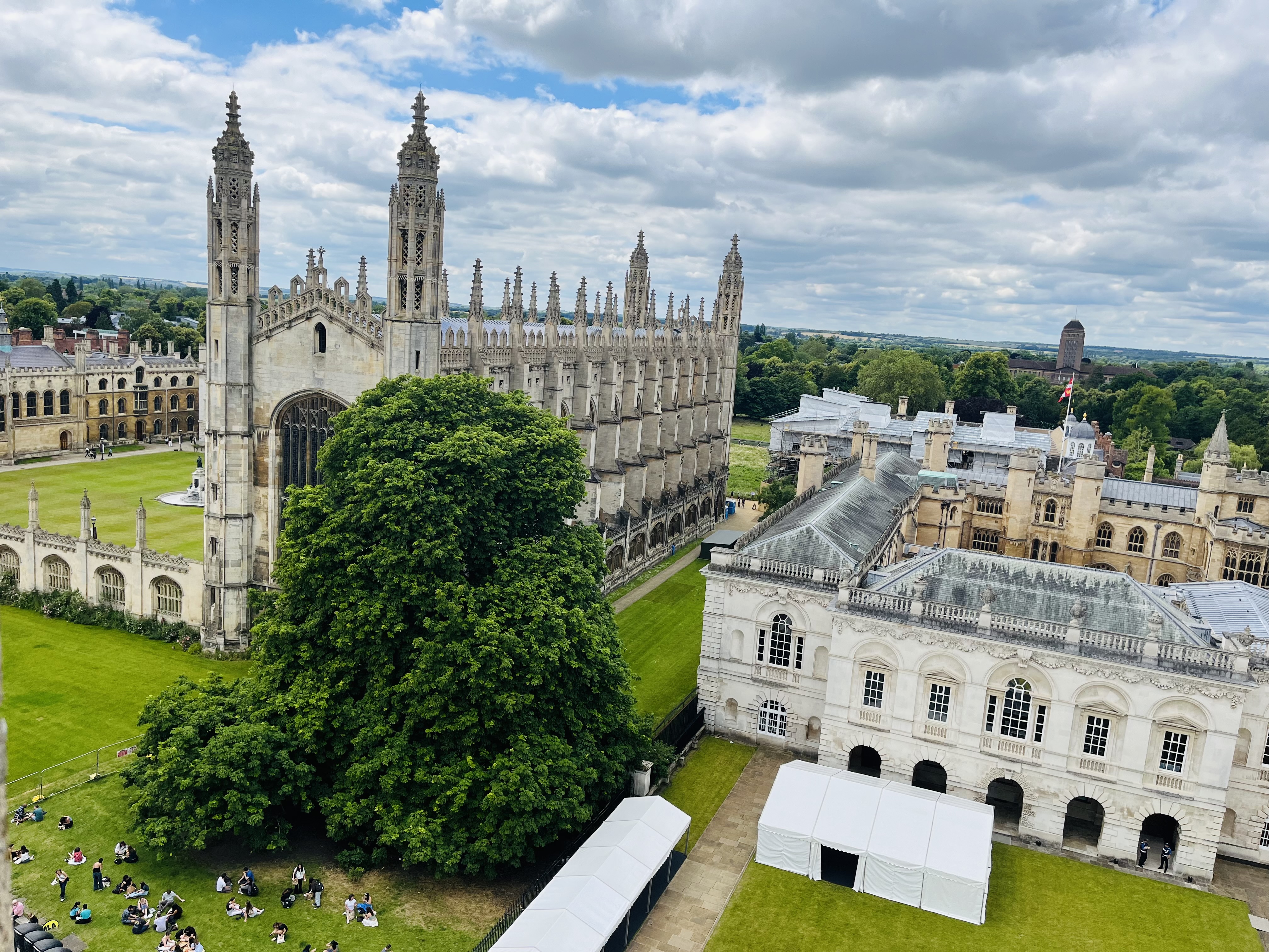 ケンブリッジの美しい街並み