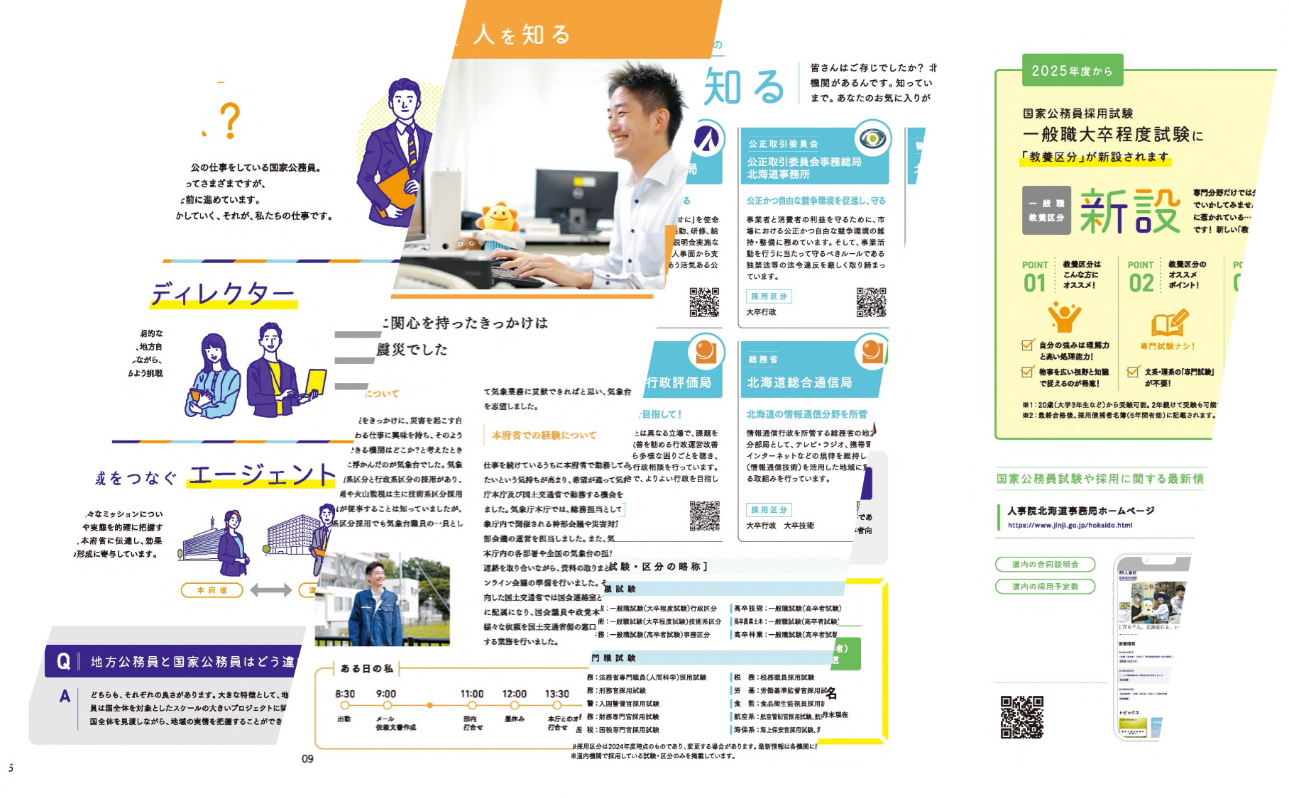 キャリアガイドページの内容イメージ