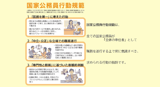 国家公務員行動規範