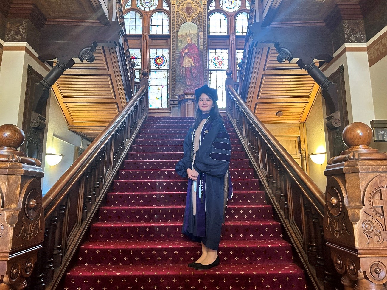 ジョージタウン大学ローセンターの卒業式にて