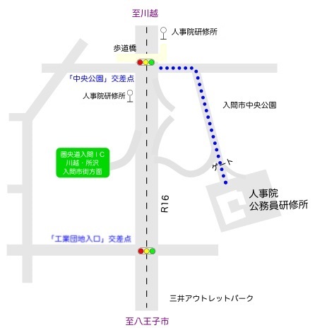 研修所周辺地図