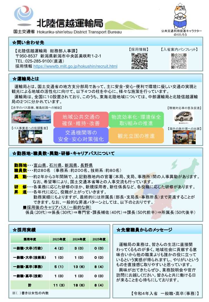 官庁ガイド：北陸信越運輸局