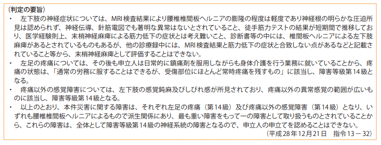 資料7－3　災害補償審査等申立事案関係3